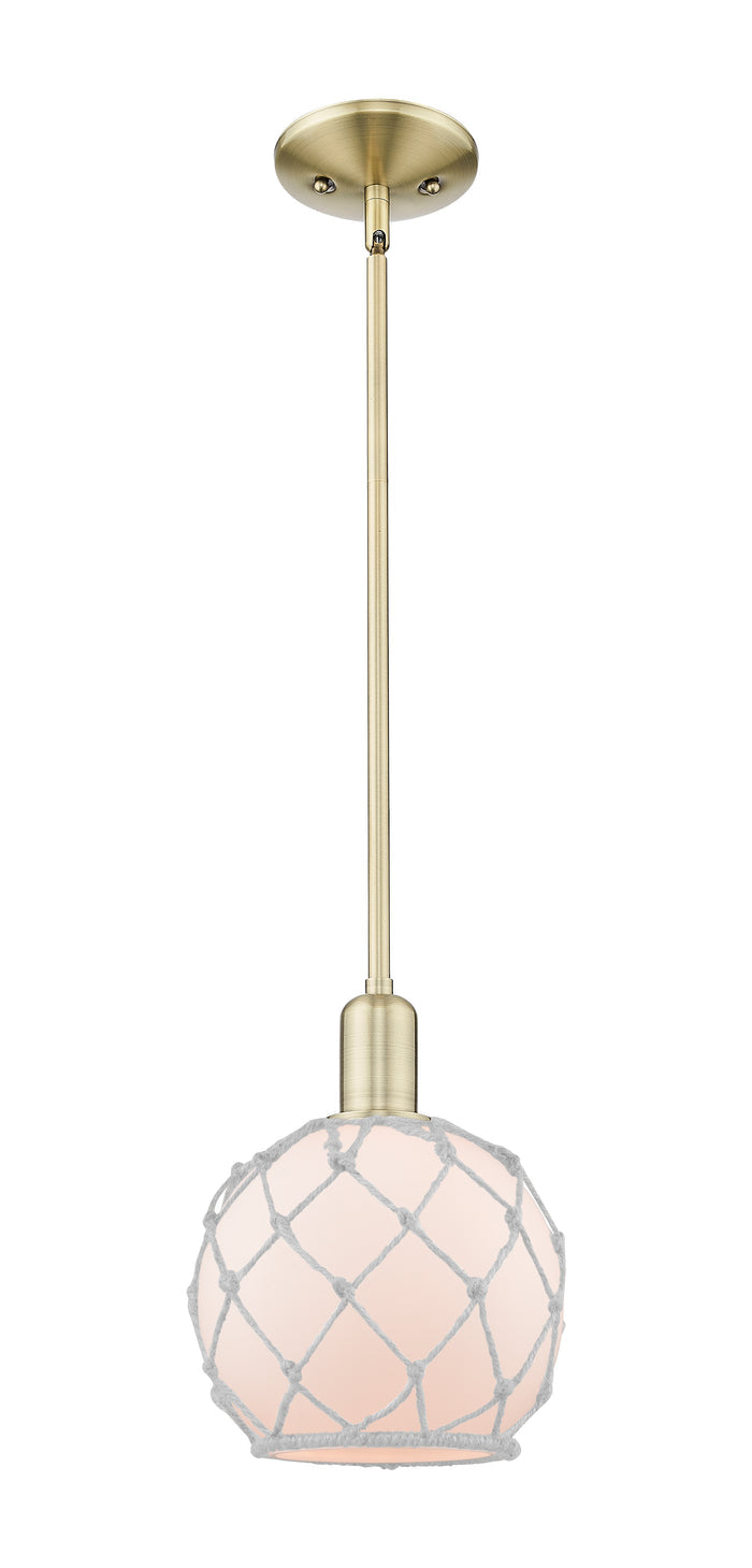 Arcadia Mini Pendant Antique Brass Cast