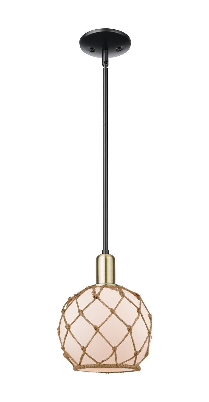 Arcadia Mini Pendant Antique Brass Cast