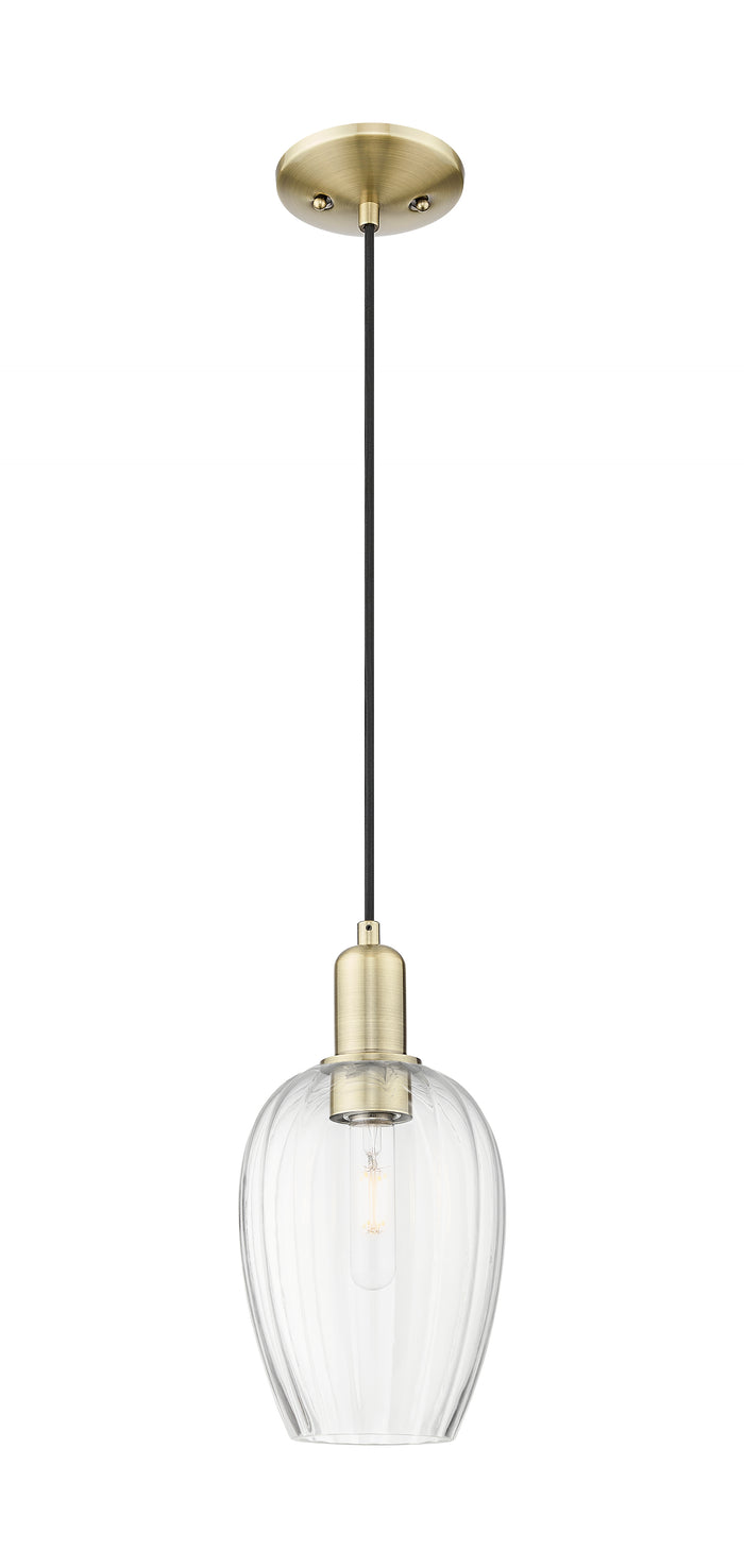 Arcadia Mini Pendant Antique Brass Dimmable