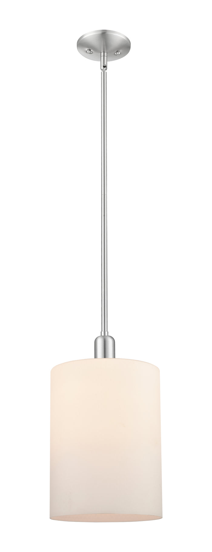 Brushed Satin Nickel / Matte White
