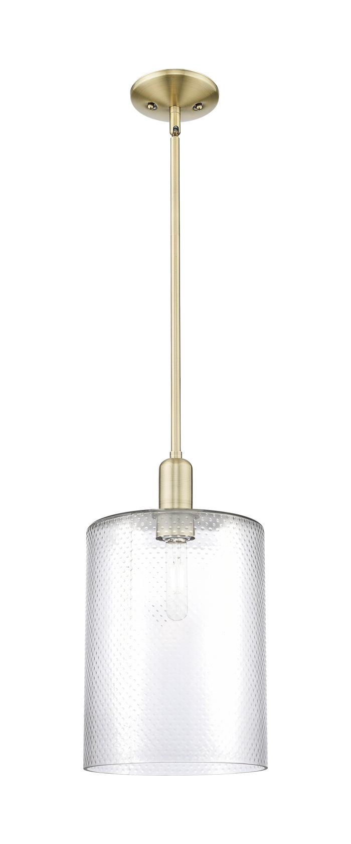 Arcadia Mini Pendant Antique Brass Dimmable