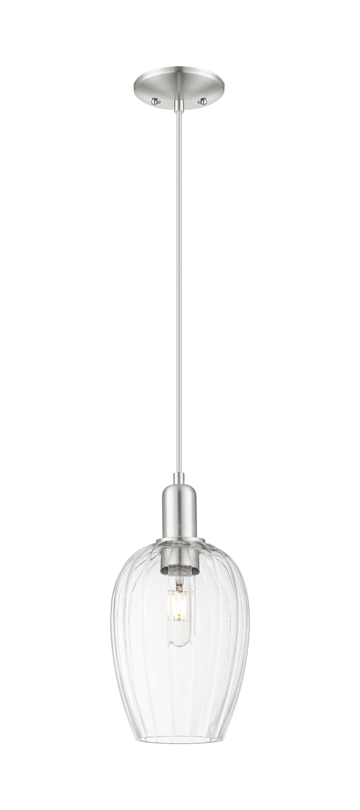Brushed Satin Nickel / Clear