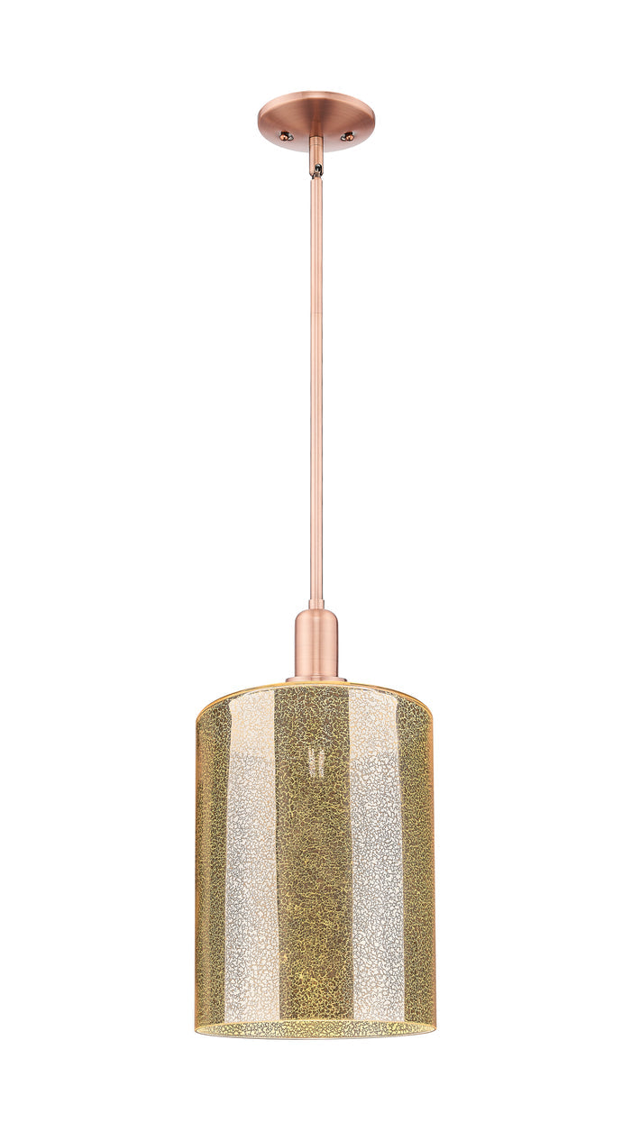 Arcadia Mini Pendant Antique Brass Dimmable