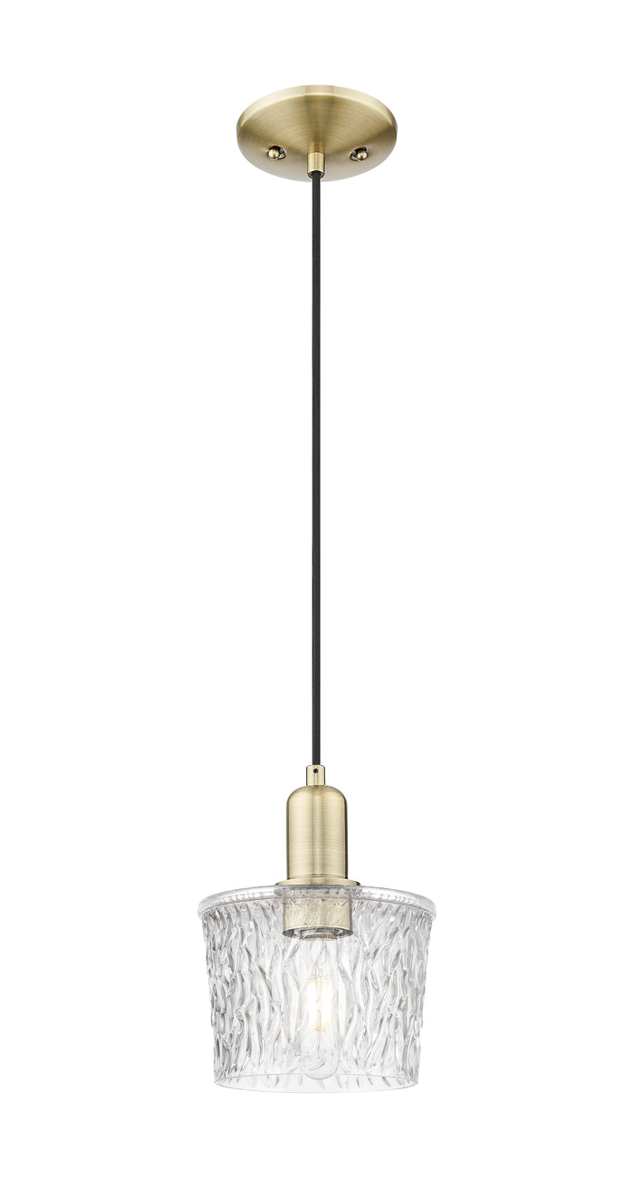 Arcadia Mini Pendant Antique Brass Finish
