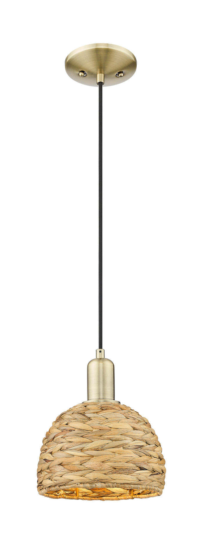 Arcadia Mini Pendant Antique Brass Finish