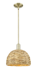 Arcadia Mini Pendant Antique Brass Finish