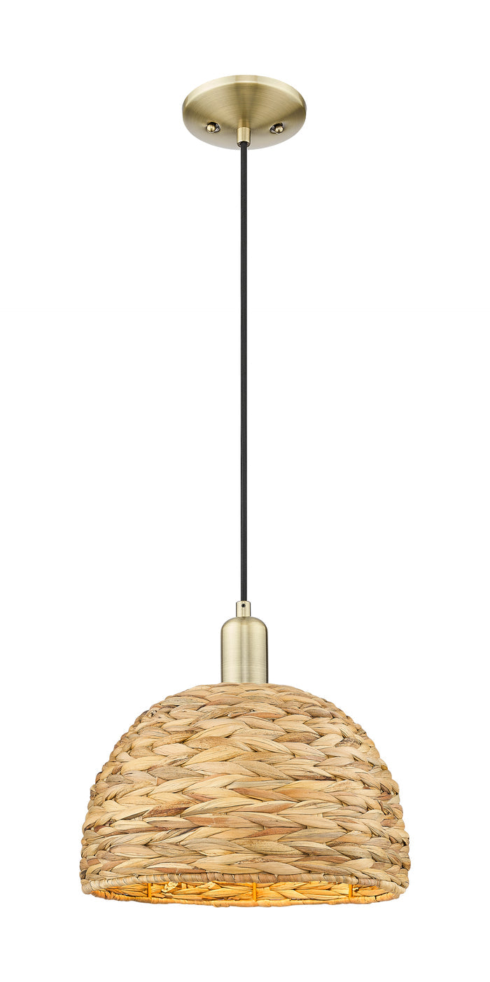 Arcadia Mini Pendant Antique Brass Finish