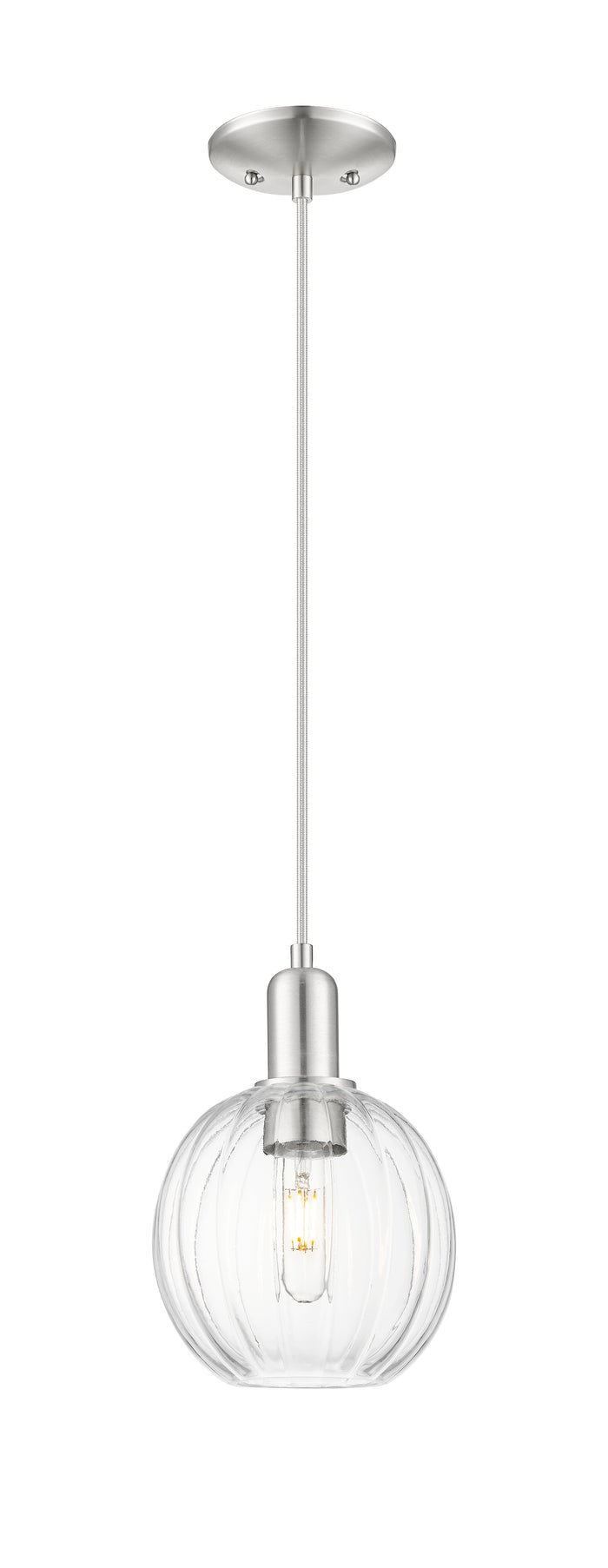 Brushed Satin Nickel / Clear