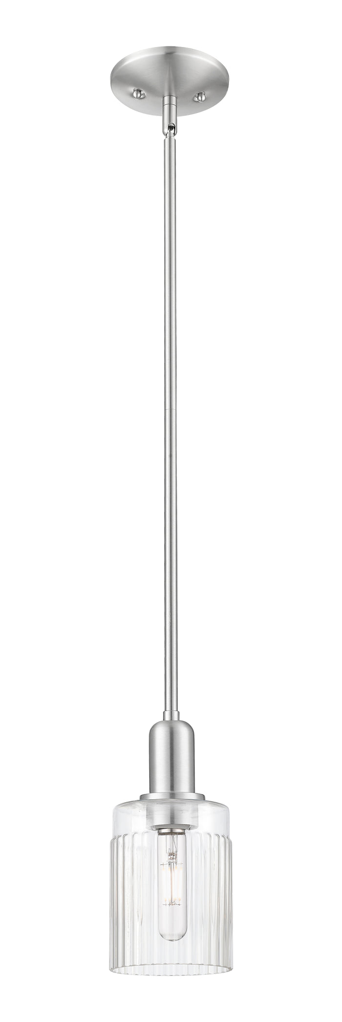 Brushed Satin Nickel / Clear