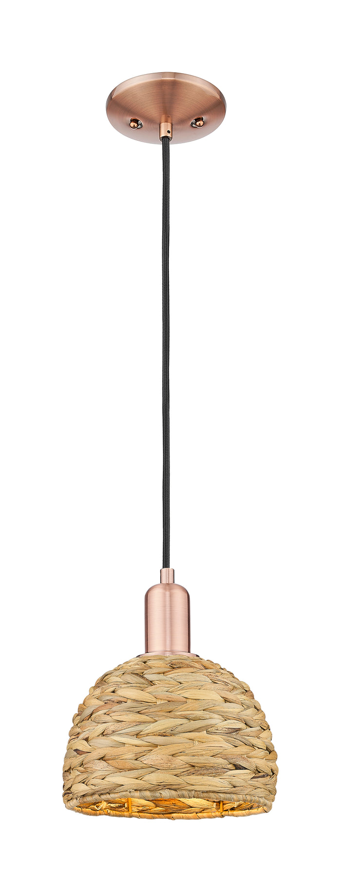 Arcadia Mini Pendant Antique Brass Finish