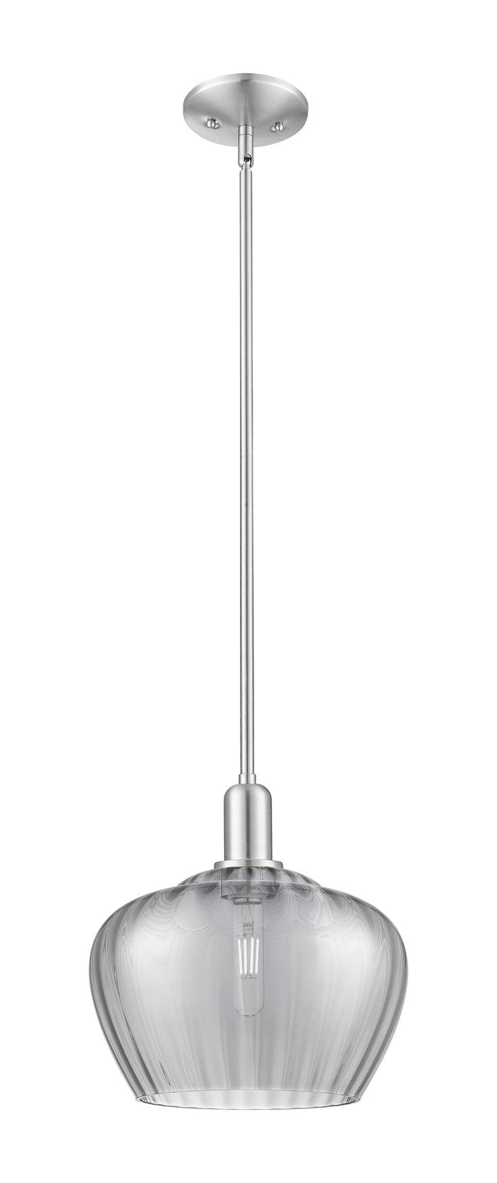 Brushed Satin Nickel / Light Smoke