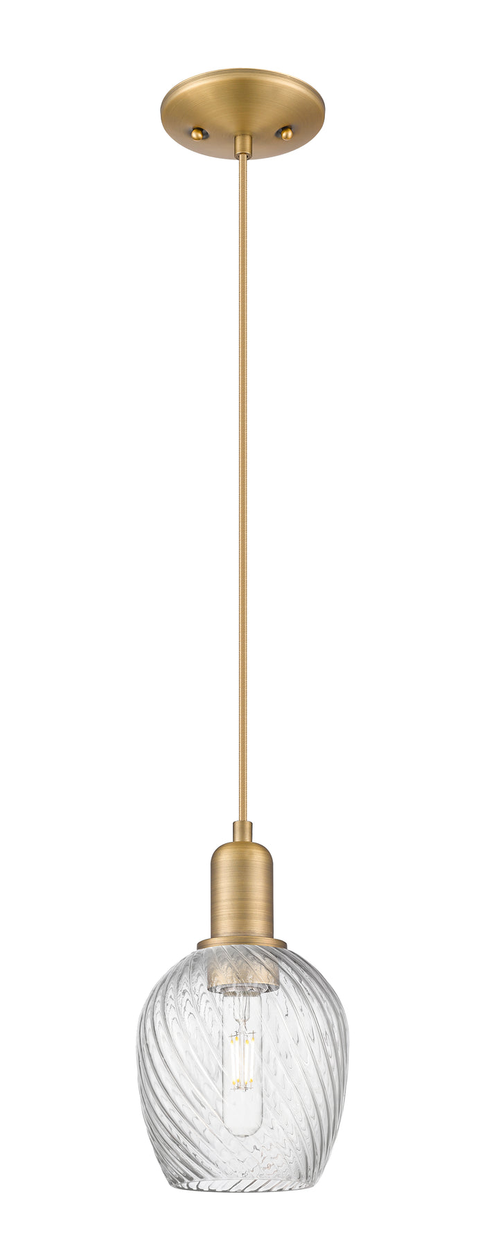 Arcadia Mini Pendant Antique Brass Finish