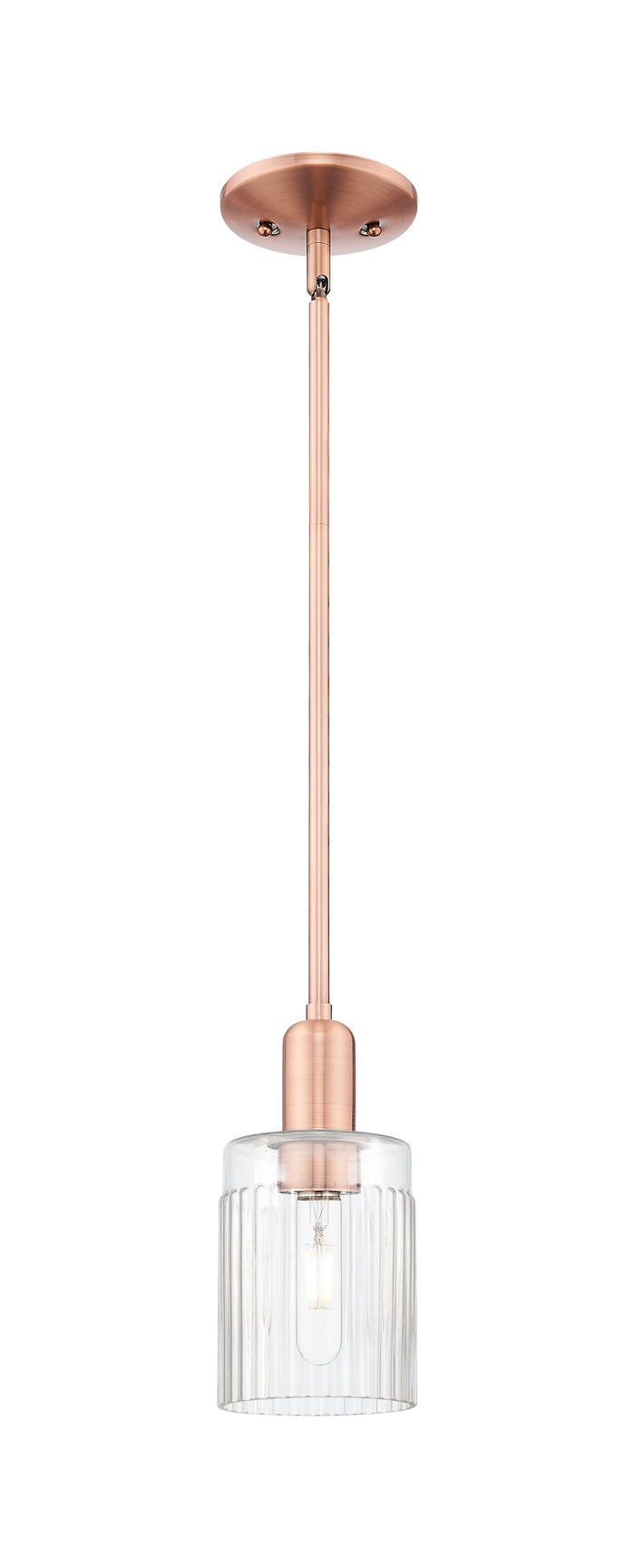 Arcadia Mini Pendant Antique Brass Finish