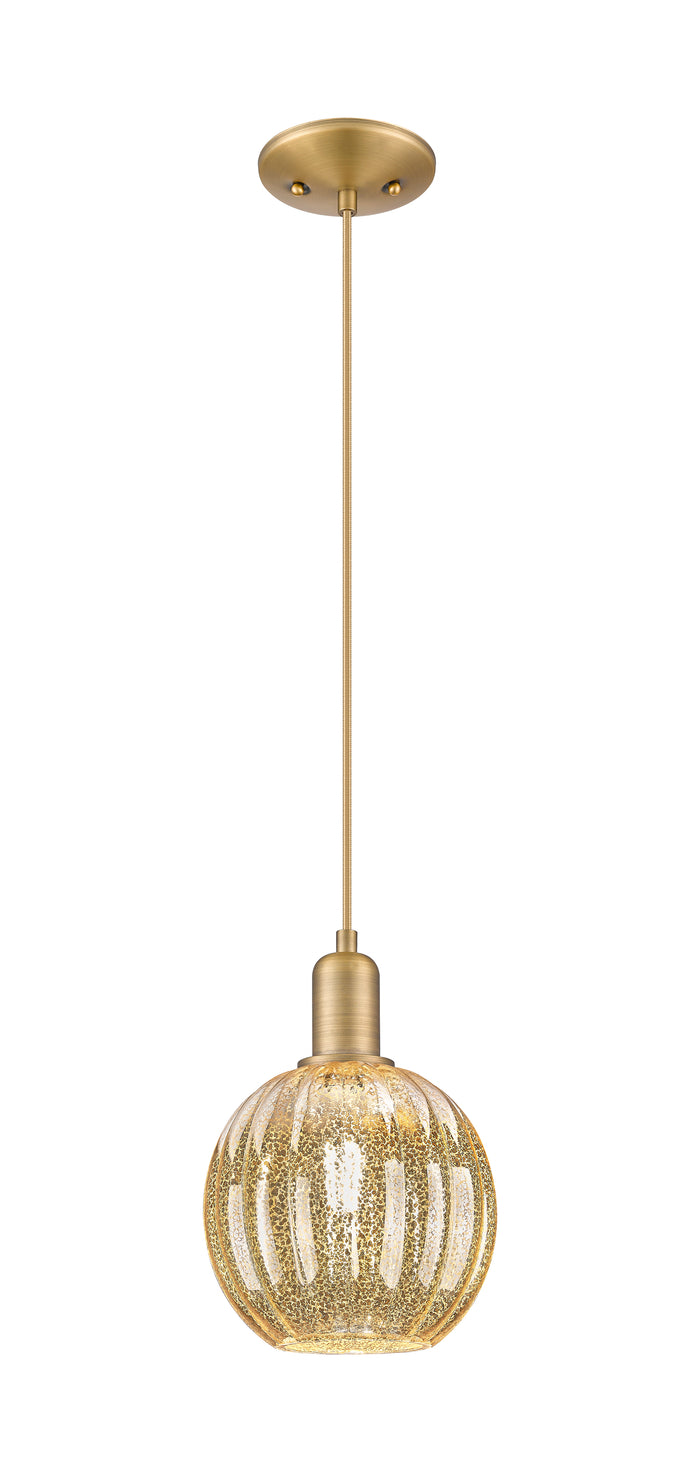 Arcadia Mini Pendant Antique Brass Finish