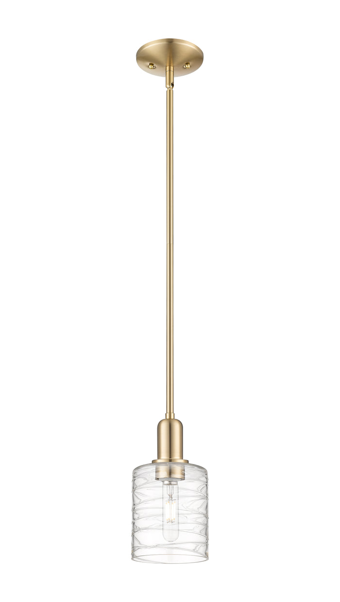 Arcadia Mini Pendant Antique Brass Steel Glass