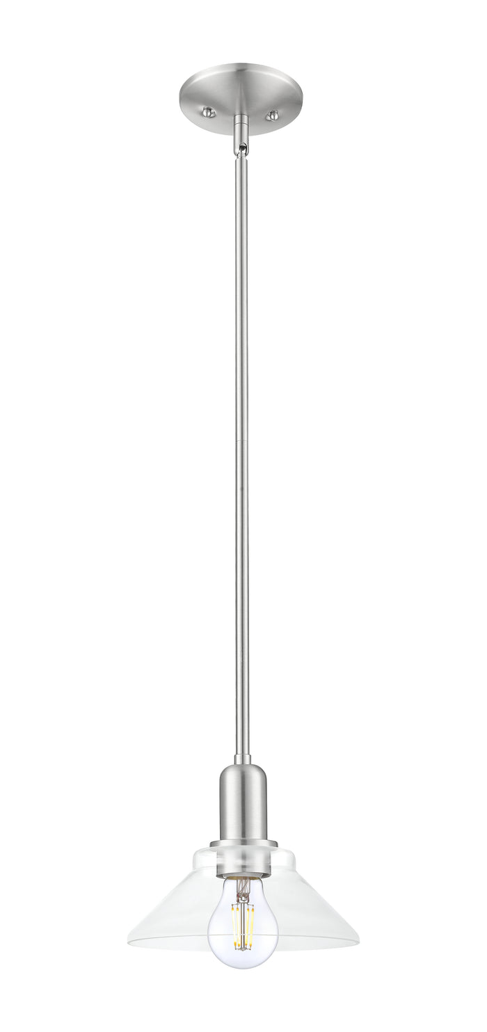 Brushed Satin Nickel / Clear