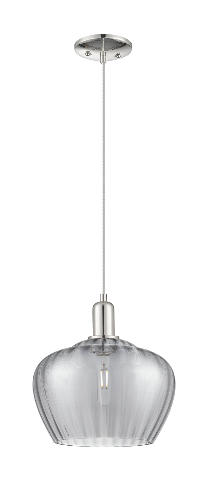 Polished Nickel / Light Smoke