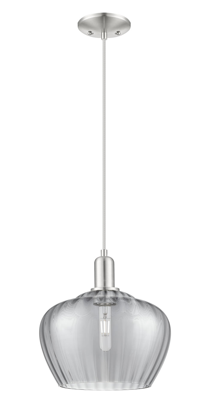 Brushed Satin Nickel / Light Smoke