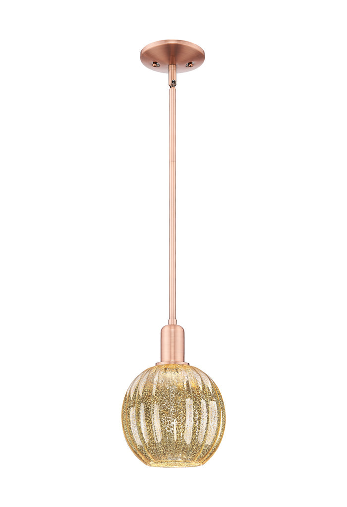Arcadia Mini Pendant Antique Brass Steel