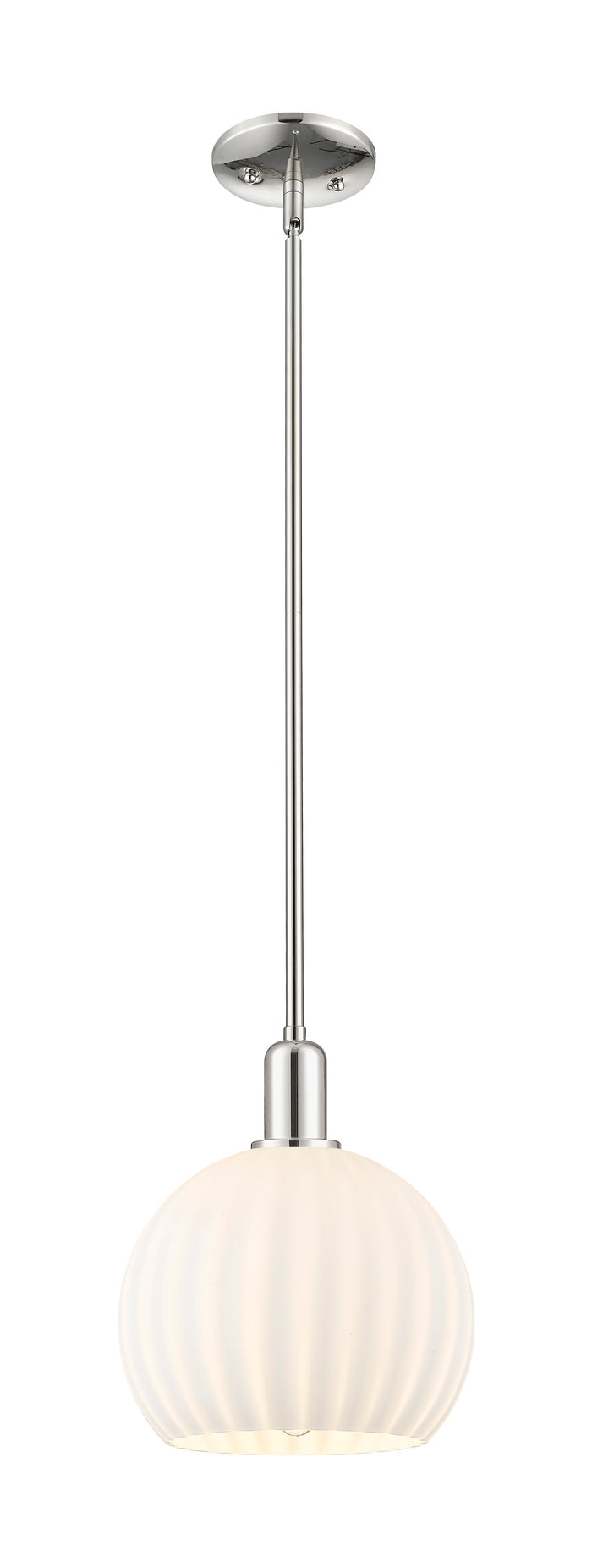 Polished Nickel / White Venetian