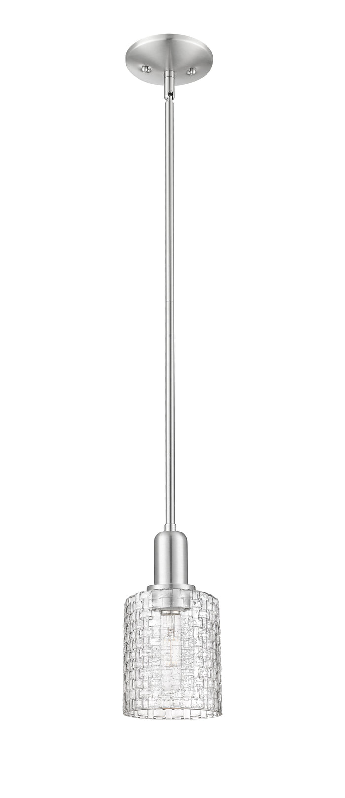 Arcadia Mini Pendant Brass Glass 5 Inch
