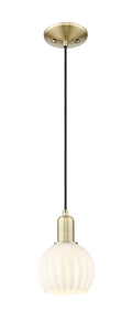 Arcadia Mini Pendant Cast Brass Antique