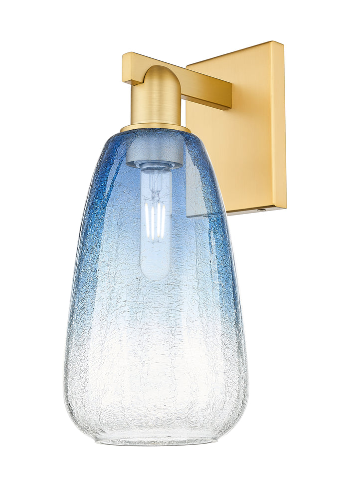 Satin Gold / Sapphire Blue