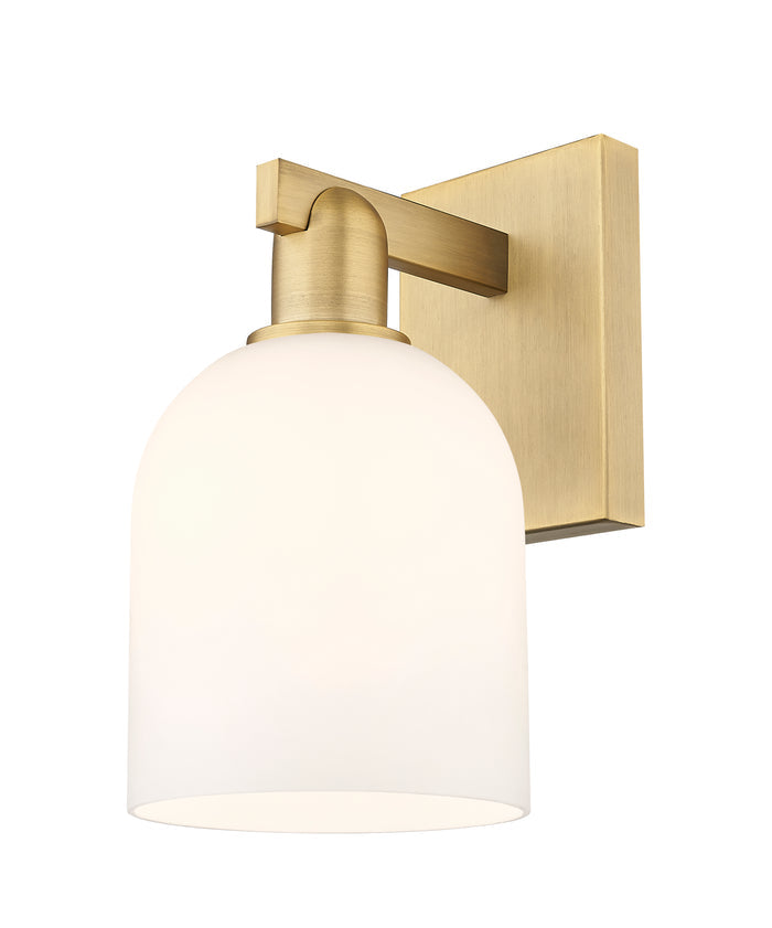 Brushed Brass / White