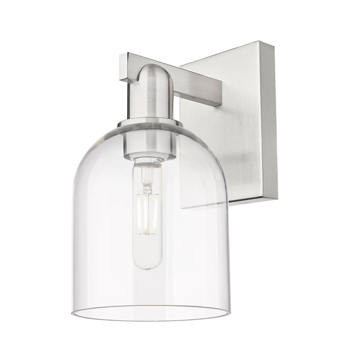 Brushed Satin Nickel / Clear