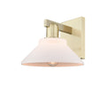 Arcadia Sconce Cast Brass Glass Steel