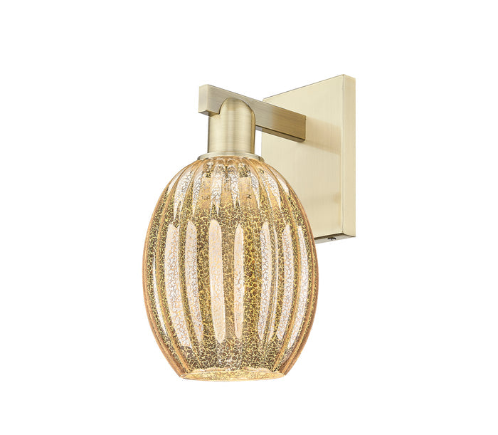 Arcadia Sconce Cast Brass Glass Steel