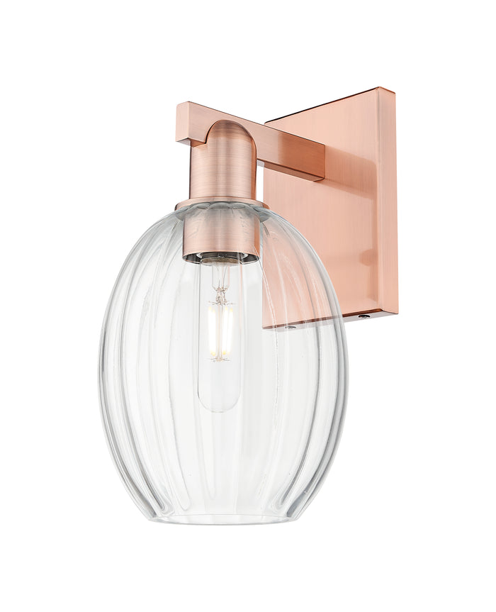 Arcadia Sconce Cast Brass Glass Steel