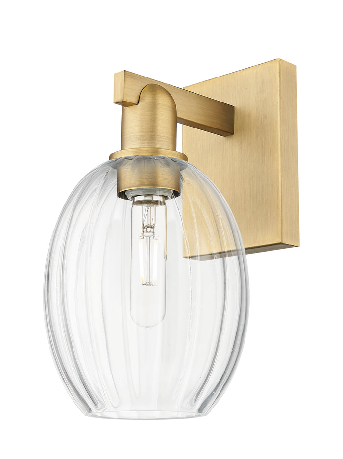 Arcadia Sconce Cast Brass Glass Steel