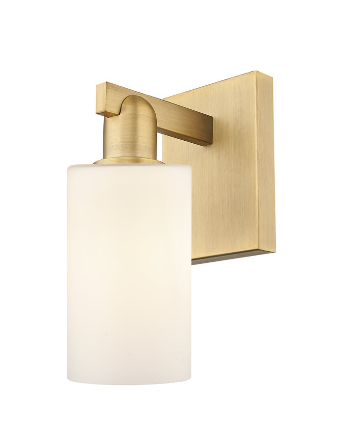 Brushed Brass / Matte White