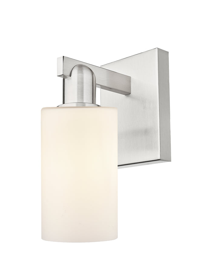 Brushed Satin Nickel / Matte White