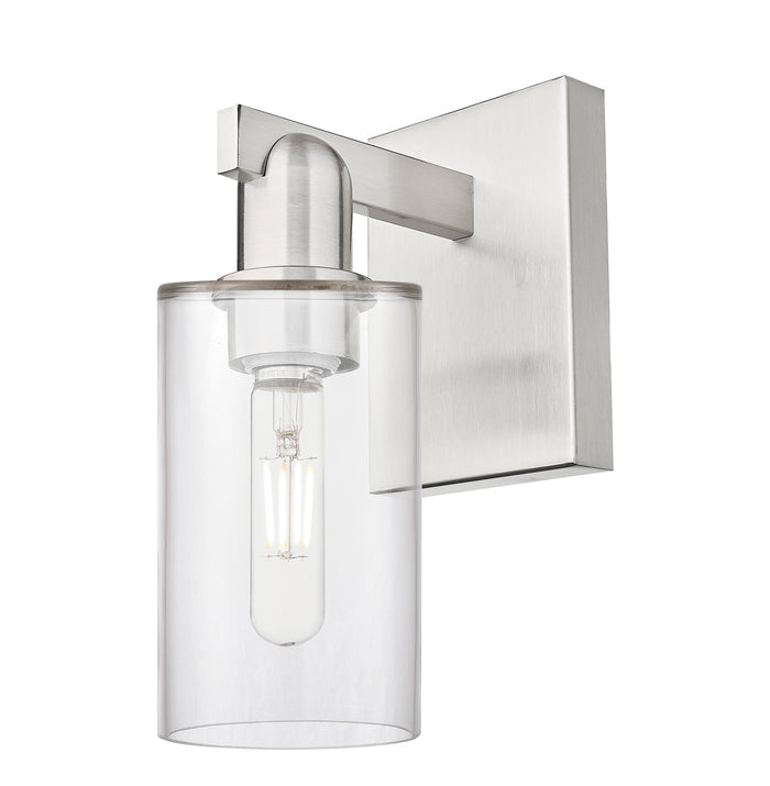 Brushed Satin Nickel / Clear