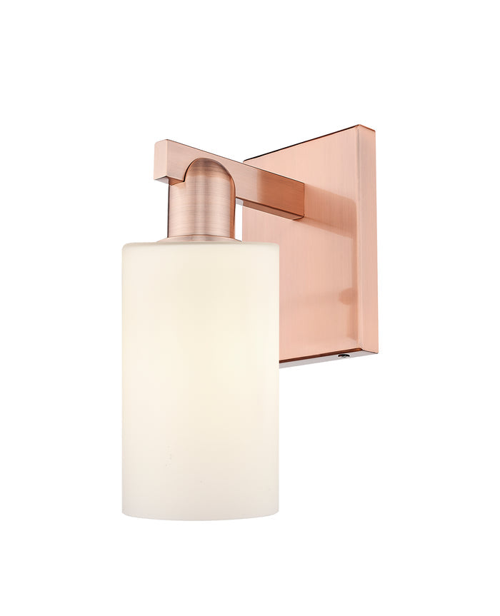 Arcadia Sconce Cast Brass Modern Glass