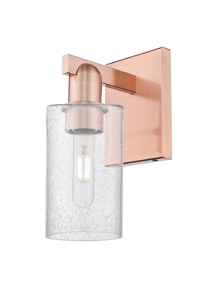 Arcadia Sconce Cast Brass Modern Glass