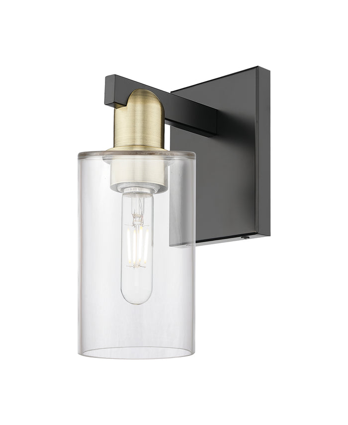 Arcadia Sconce Cast Brass Modern Glass