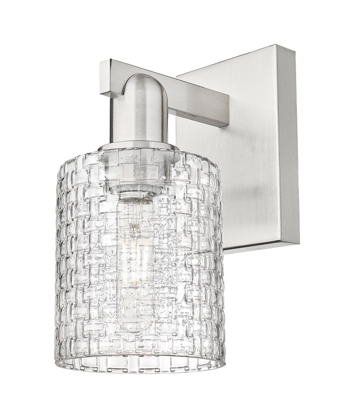 Arcadia Sconce Cast Brass Steel Glass