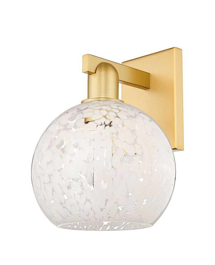 Satin Gold / White Mouchette