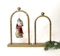 Arched Metal Ornament Display, Gold