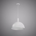 1 Lights Archi Dome 16-in  Matte White Outside/White Inside  Dimmable 60W