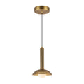 Brushed Gold/Opal Glass