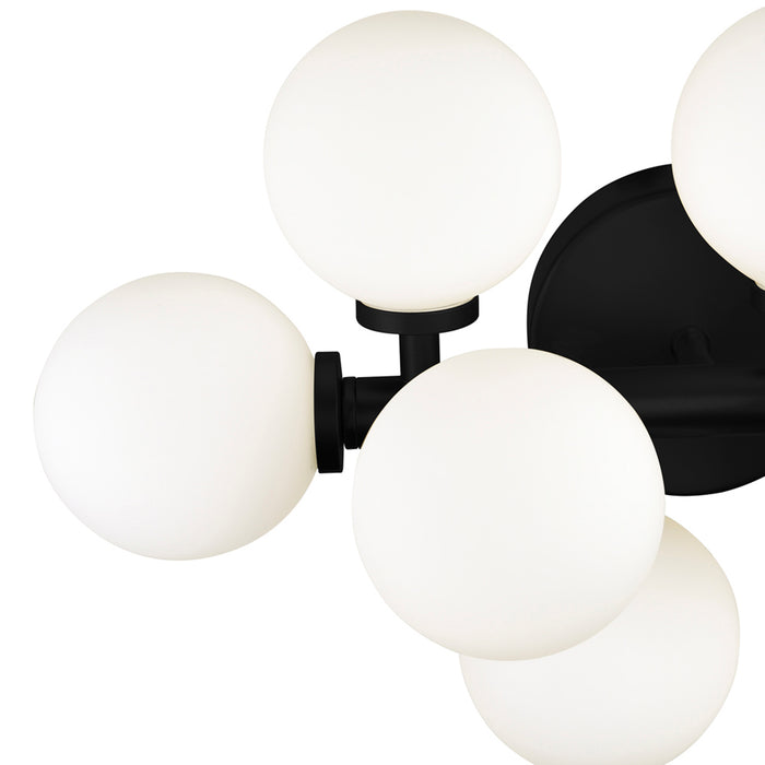 Arya Vanity Lights 8 Matte Black