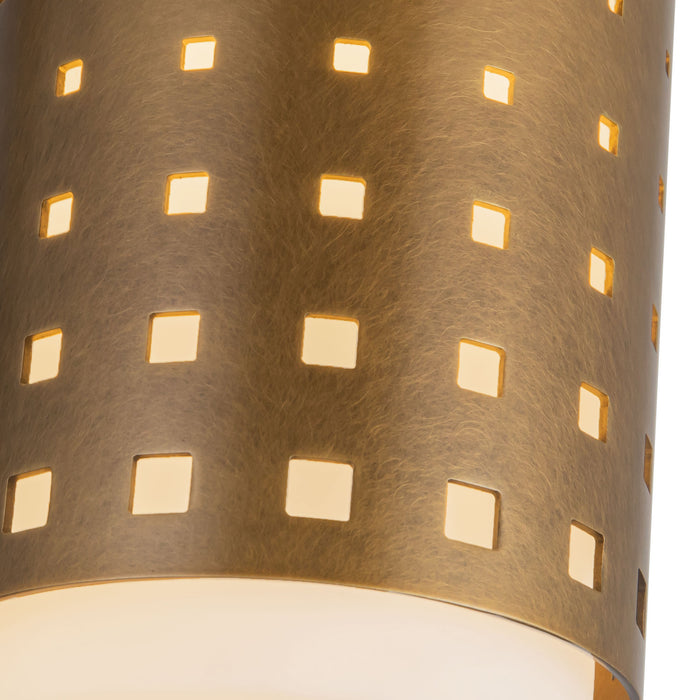 Astoria 5-in Steel Semi-Flush Mount