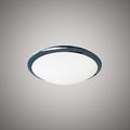 2 Lights Atlas 15-in Flush mount Polished Chrome  Dimmable 120W
