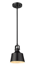 Auralume Mini Pendant Matte Black 7 Inch