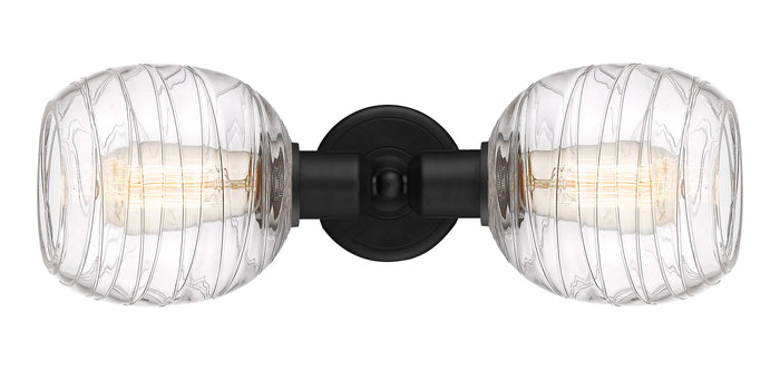 Austere Linear Bath Vanity Light Brass Steel