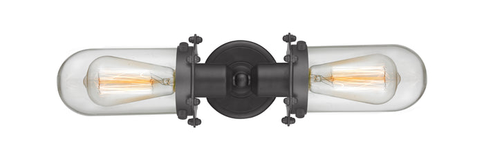 Austere Linear Bath Vanity Light Cast Brass
